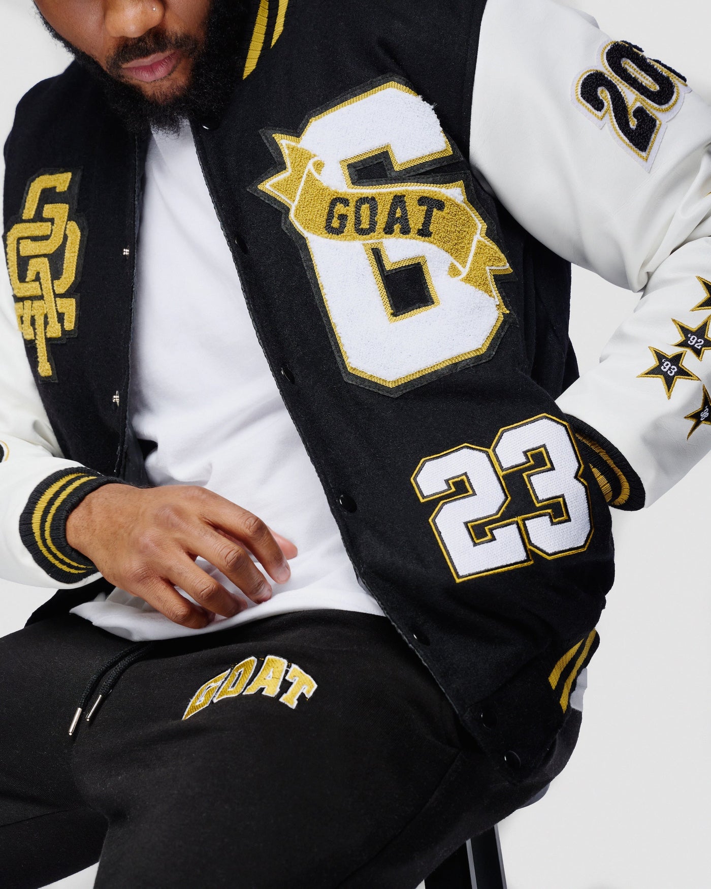 GOAT Vintage Wool Varsity Jacket (Gratitude and  DMP)