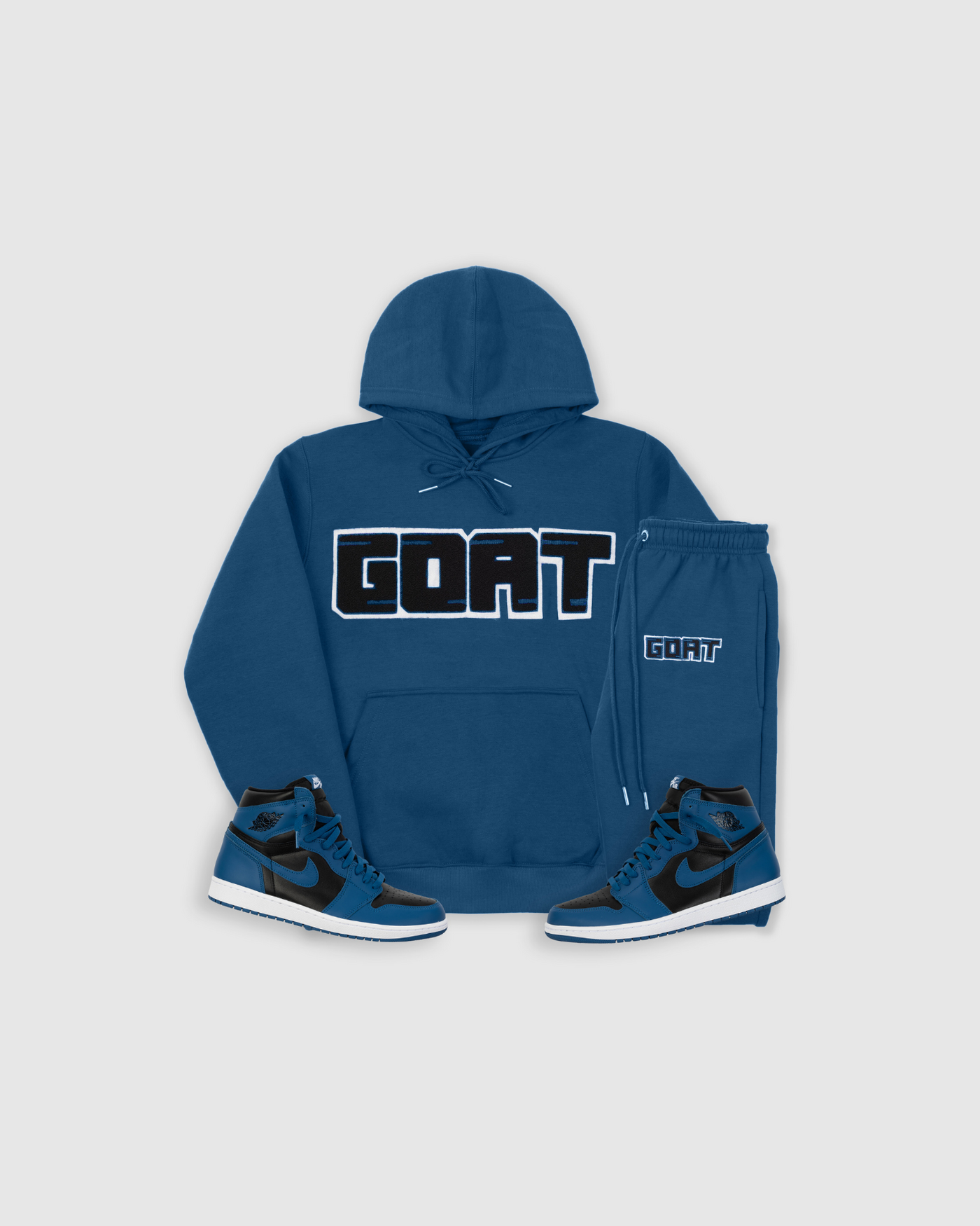 GOAT Classic Chenille Sweatsuit (Marina Blue)