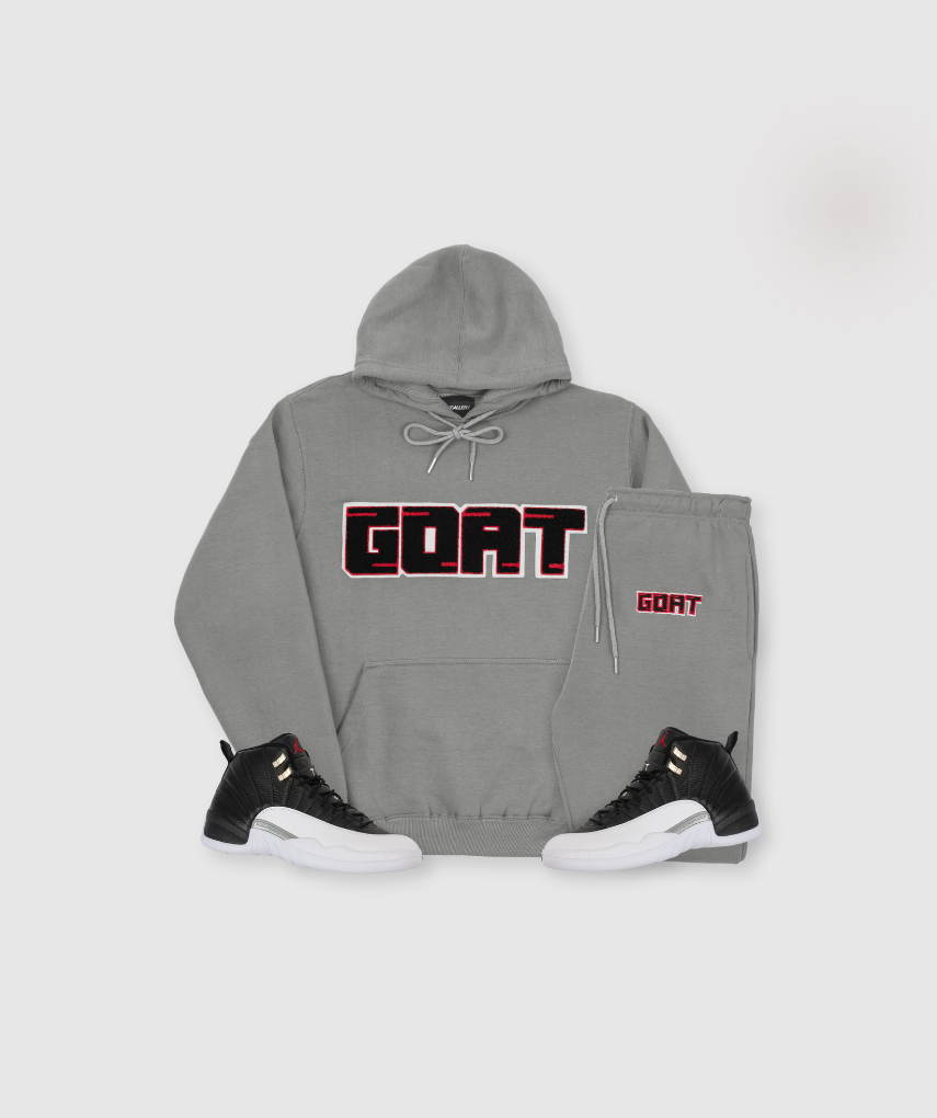 GOAT Classic Chenille Sweatsuit (Playoff Grey)