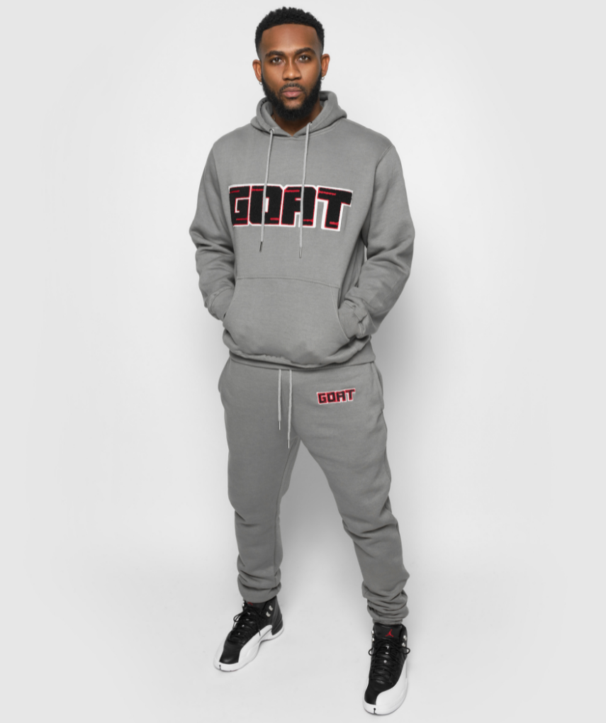 GOAT Classic Chenille Sweatsuit (Playoff Grey)