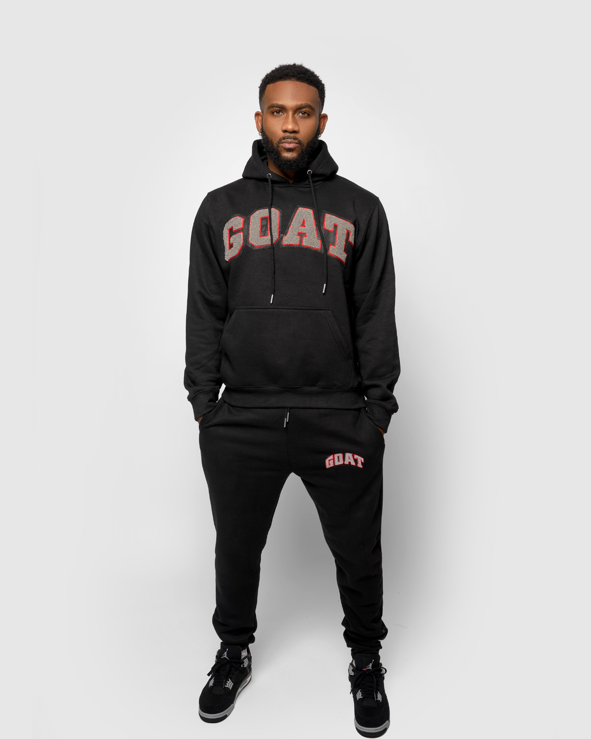 Arch Logo Chenille Sweatsuit (Black Canvas)