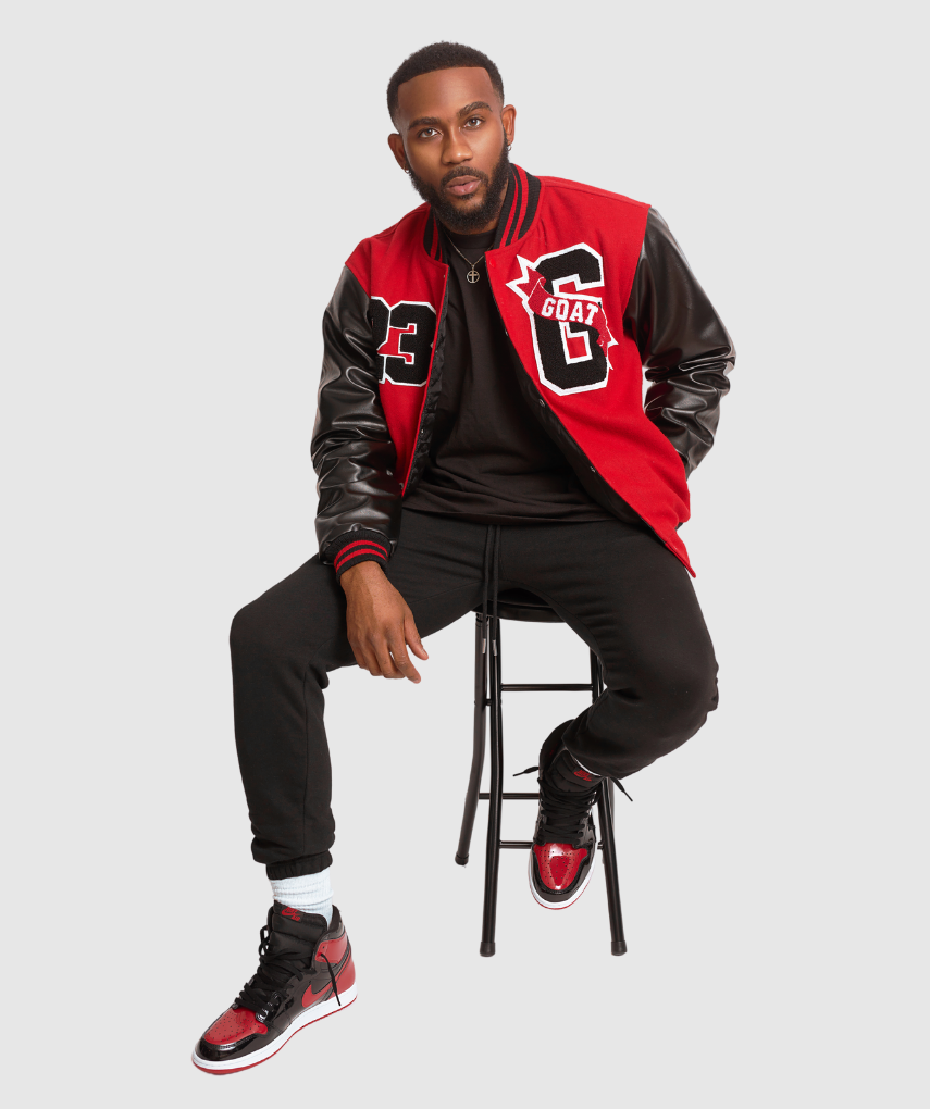 Vintage Wool Varsity Jacket (Bred)