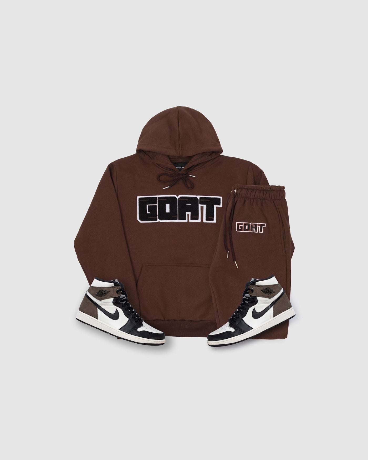 GOAT Classic Chenille Sweatsuit (Mocha)